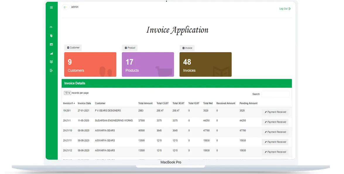 Navil MSME Invoice